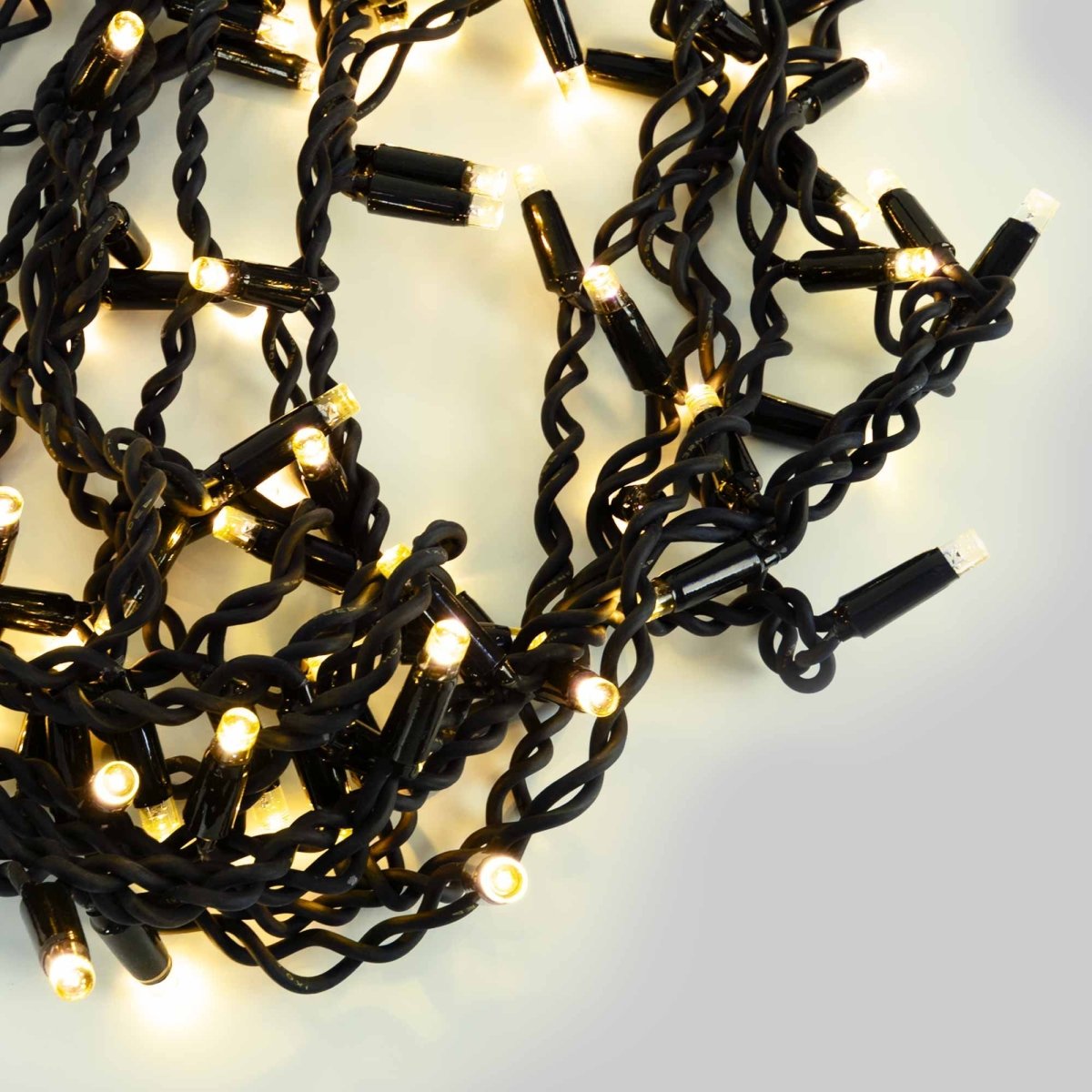 Cortina de luces LED - 1,5m x 90cm - 100 luces - Blanco cálido - Barcelona Led-