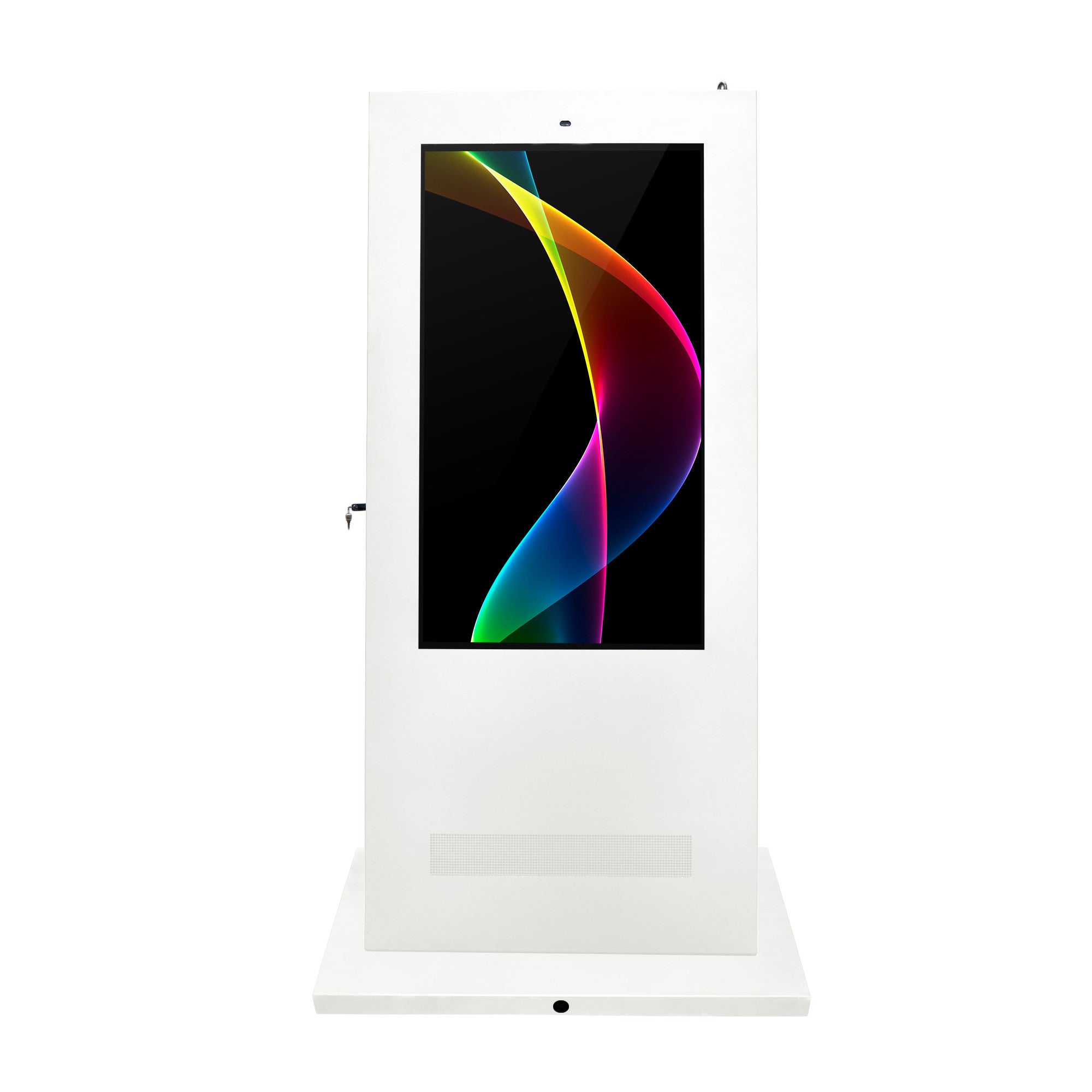 Tótem publicitario exterior pantalla LCD 55"- Doble cara - Táctil - Android- Blanco (5)