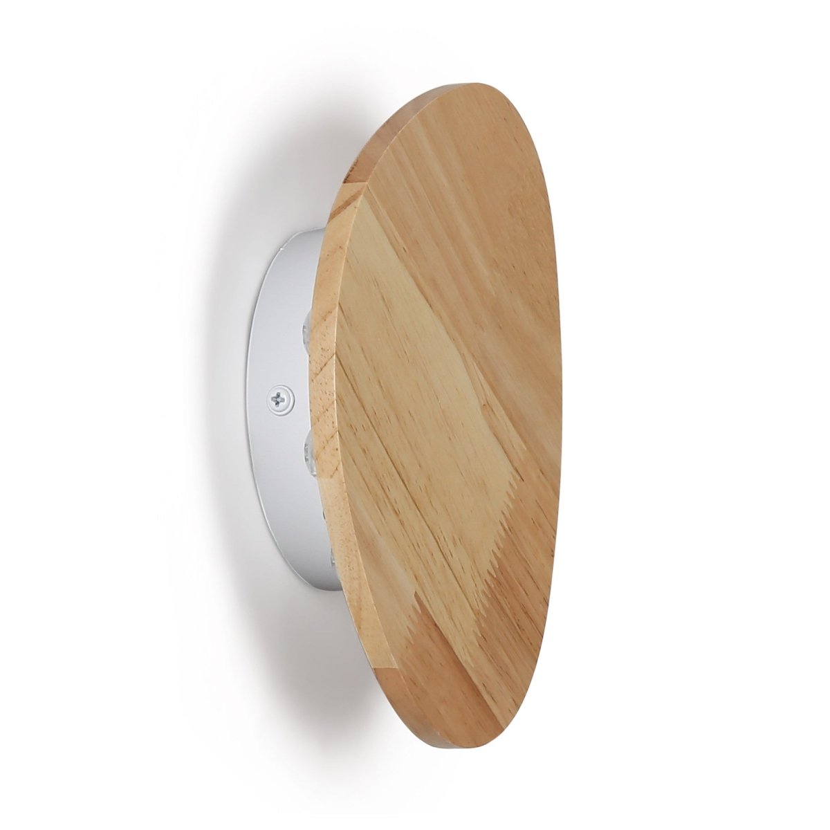 Aplique de pared interior de madera "Eclipse 3" 12W - Luz cálida - Barcelona Led-Decoración