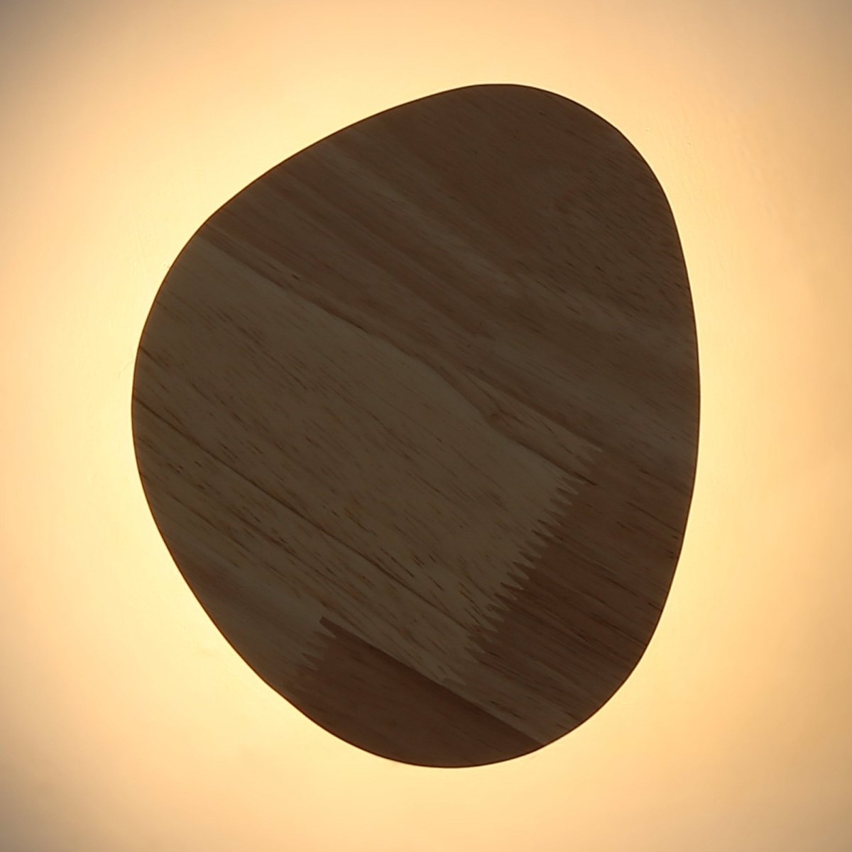Aplique de pared interior de madera "Eclipse 3" 12W - Luz cálida - Barcelona Led-Decoración