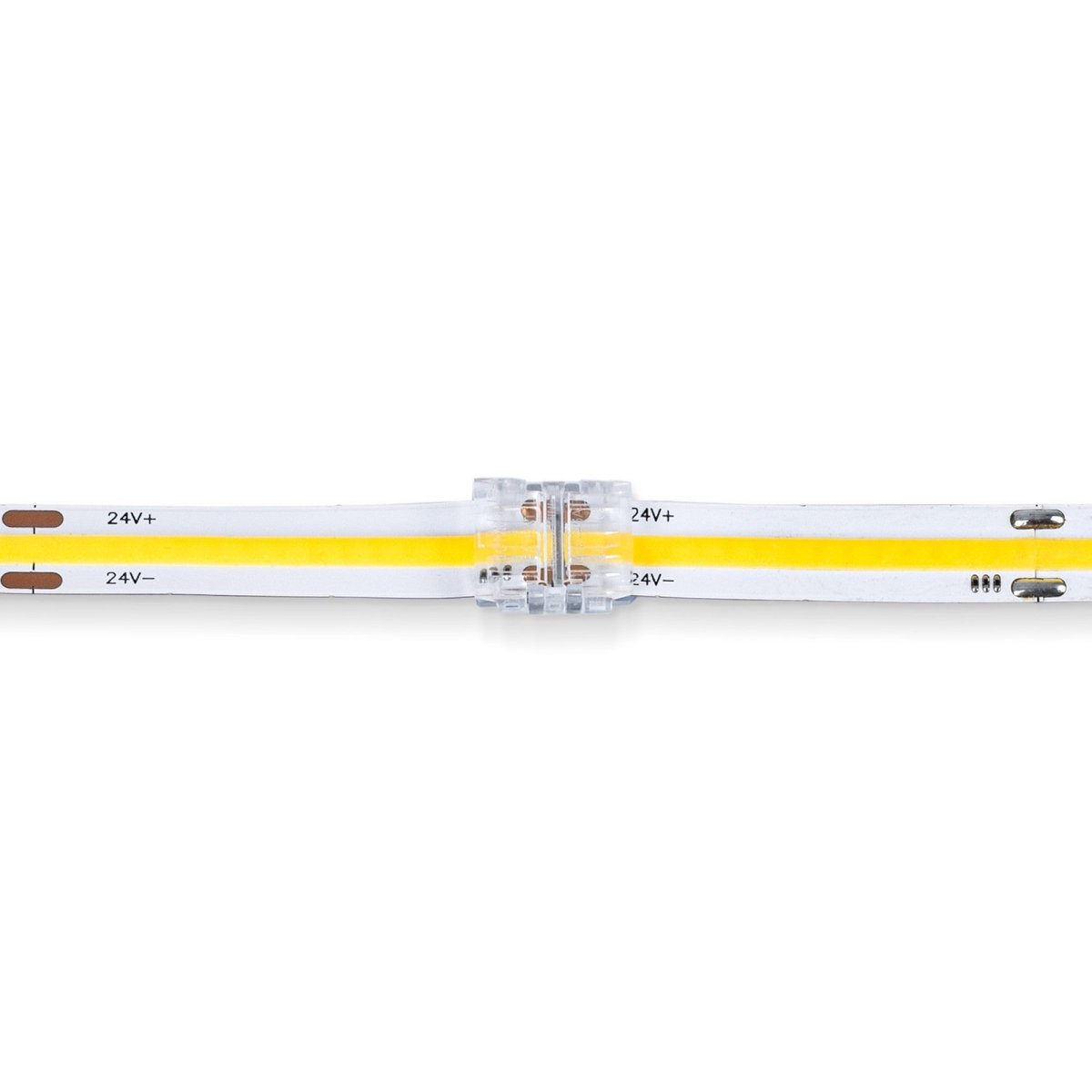 Conector Hippo monocolor COB Tira a Tira - PCB 10mm - 2 pines - IP20 - Máx. 24V - Barcelona Led-Accesorios