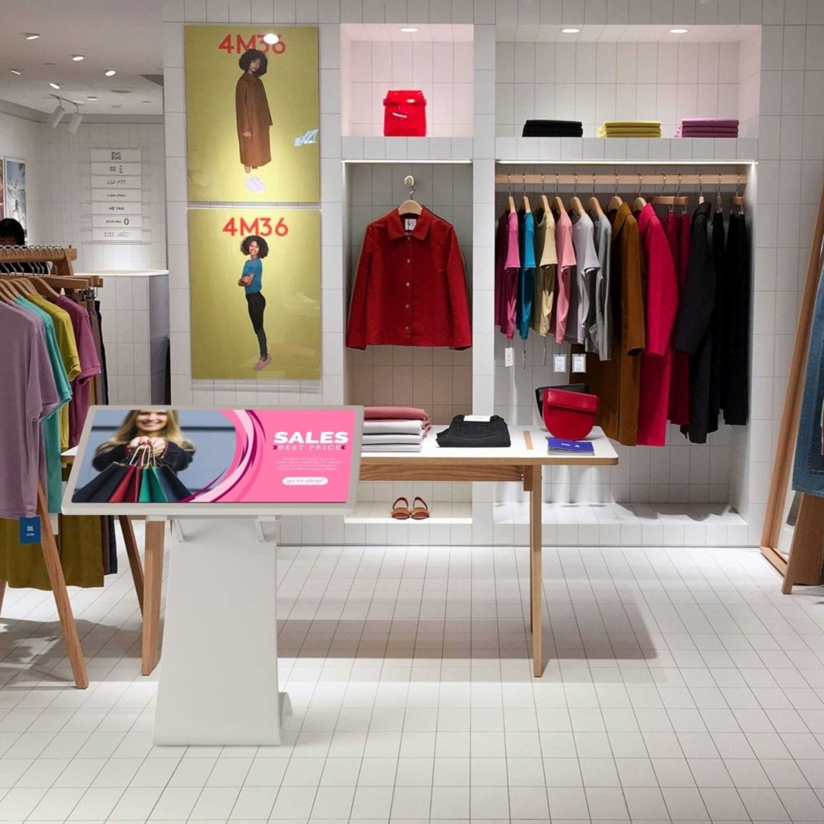 Display publicitario - Digital Kiosk 43" - Pantalla Táctil - Interior - 16GB - Base "S" - Barcelona Led-Signage