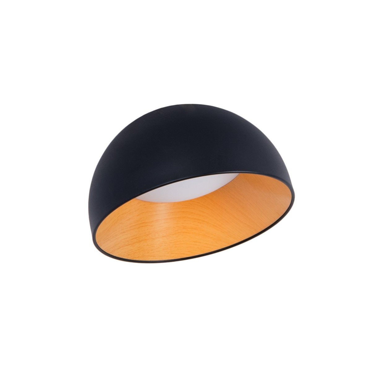 Lámpara de techo LED inclinada CCT 12W - Efecto madera - ø35cm - Barcelona Led-Decoración