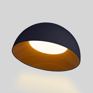 Lámpara de techo LED inclinada CCT 24W - Efecto madera - ø50cm (14)