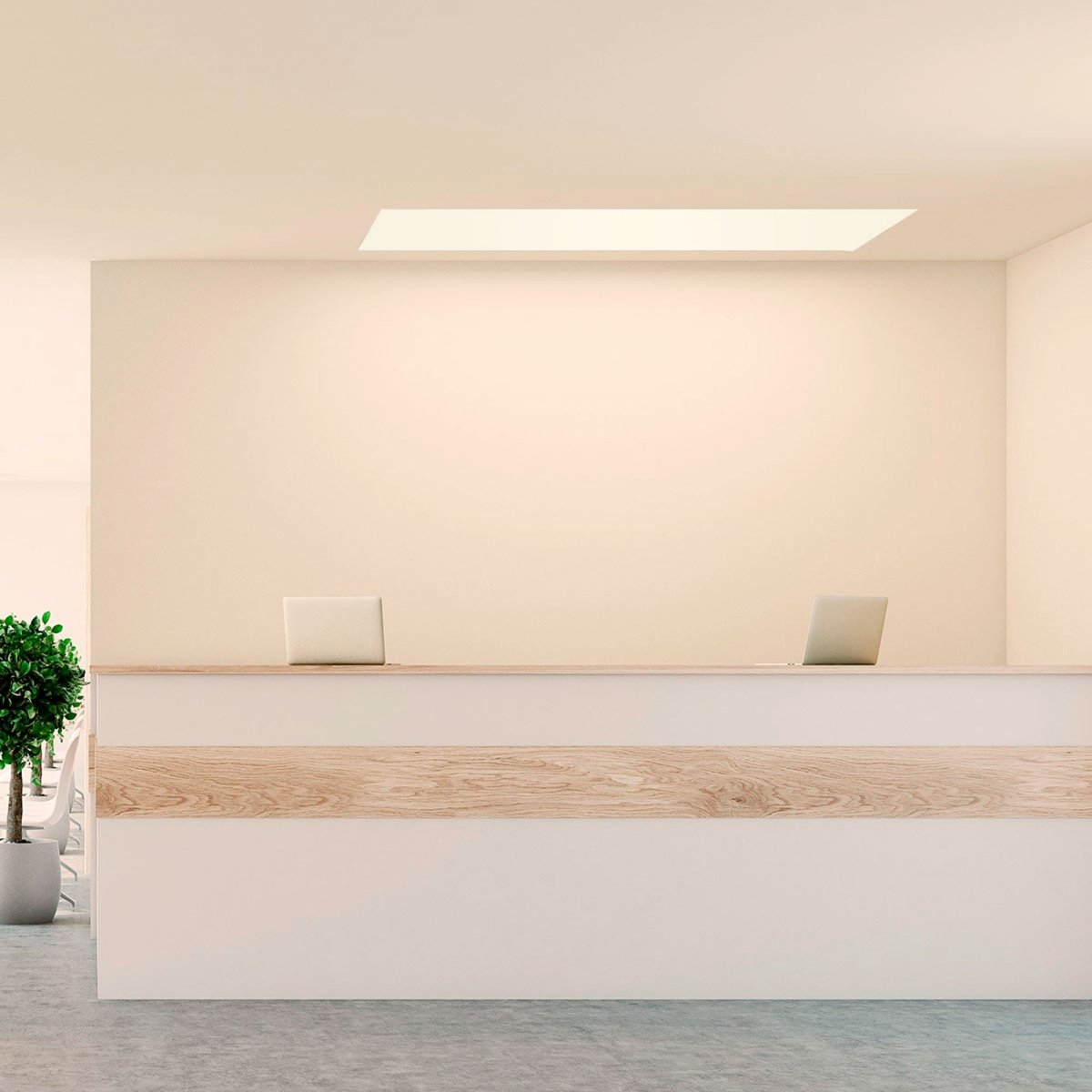 Panel LED empotrable Backlight 120x30cm 36W -135lm/W - UGR22 - Driver Philips - IP40 - Barcelona Led-