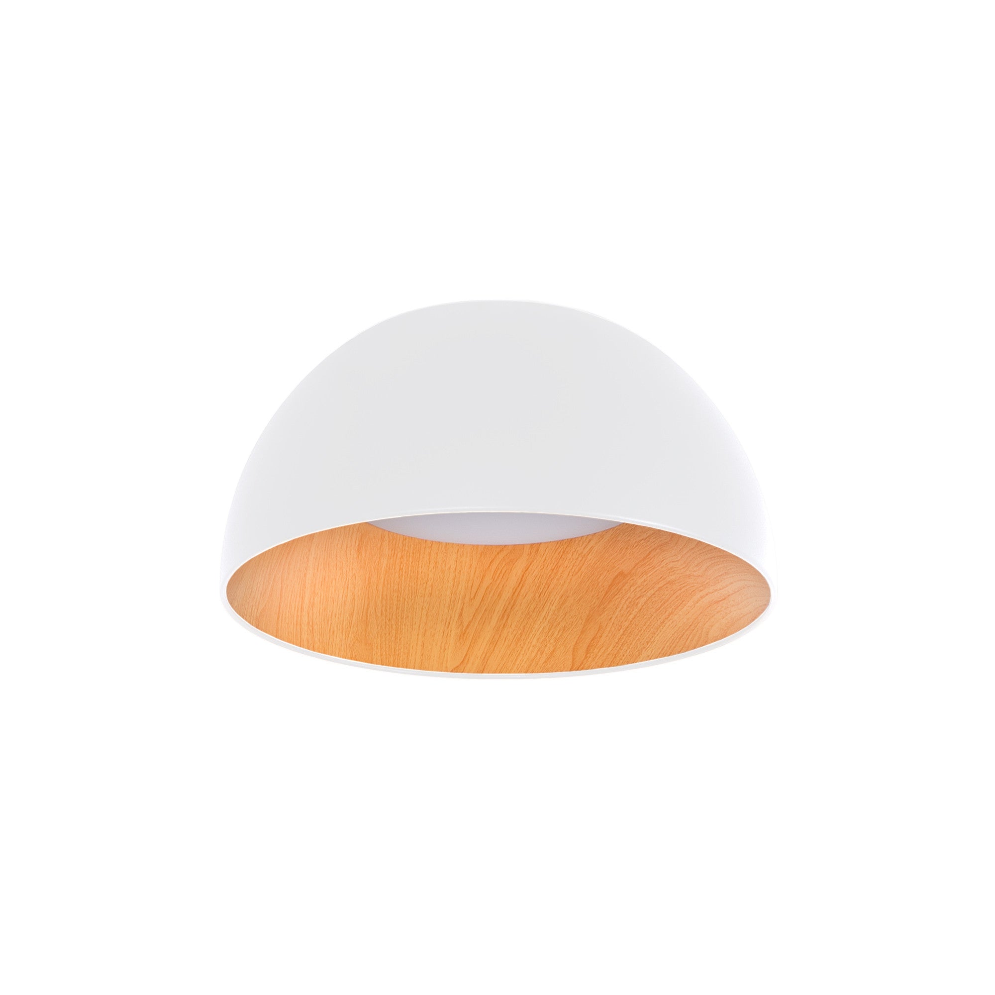 Lámpara de techo LED CCT 12W - Efecto madera - ø35cm (4)