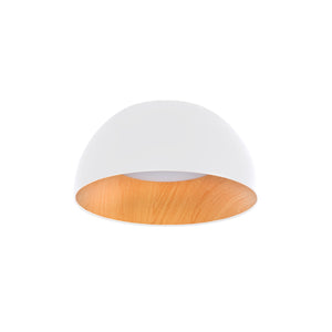 Lámpara de techo LED CCT 12W - Efecto madera - ø35cm (4)