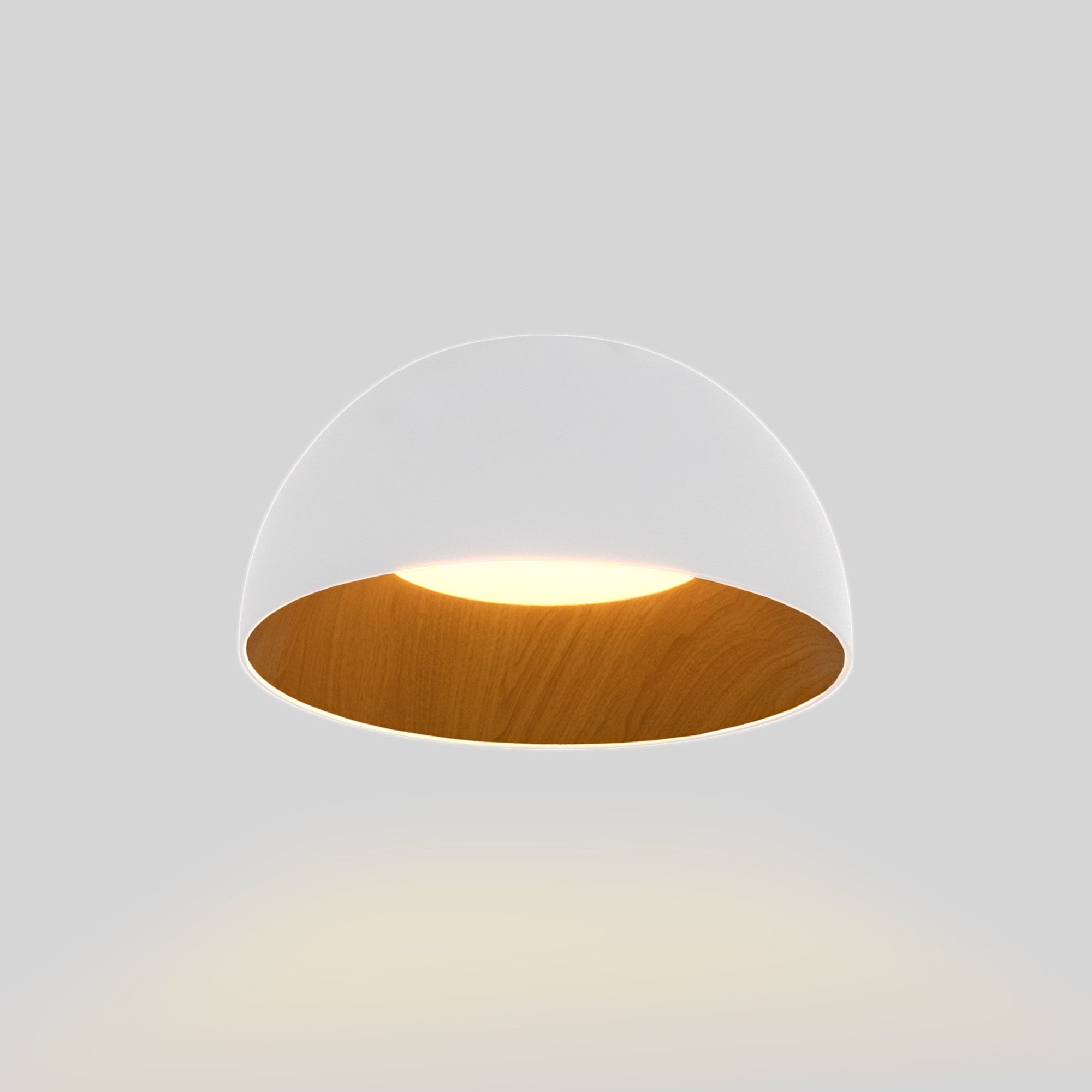 Lámpara de techo LED CCT 12W - Efecto madera - ø35cm (6)