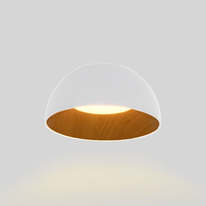 Lámpara de techo LED CCT 12W - Efecto madera - ø35cm (6)