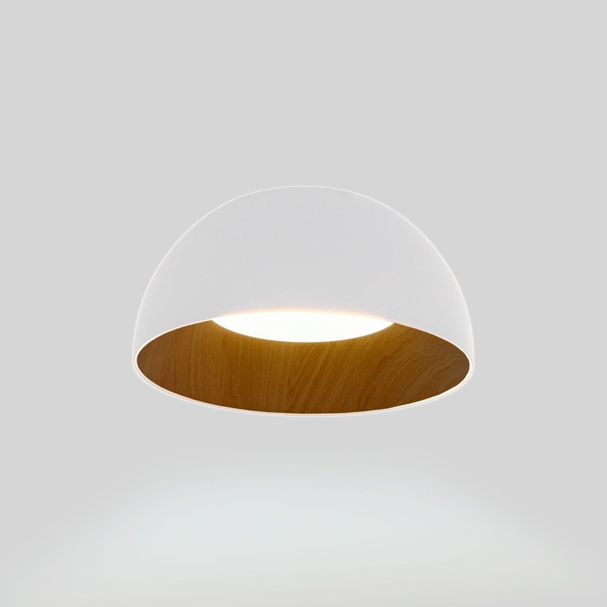 Lámpara de techo LED CCT 12W - Efecto madera - ø35cm - Barcelona Led-Decoración