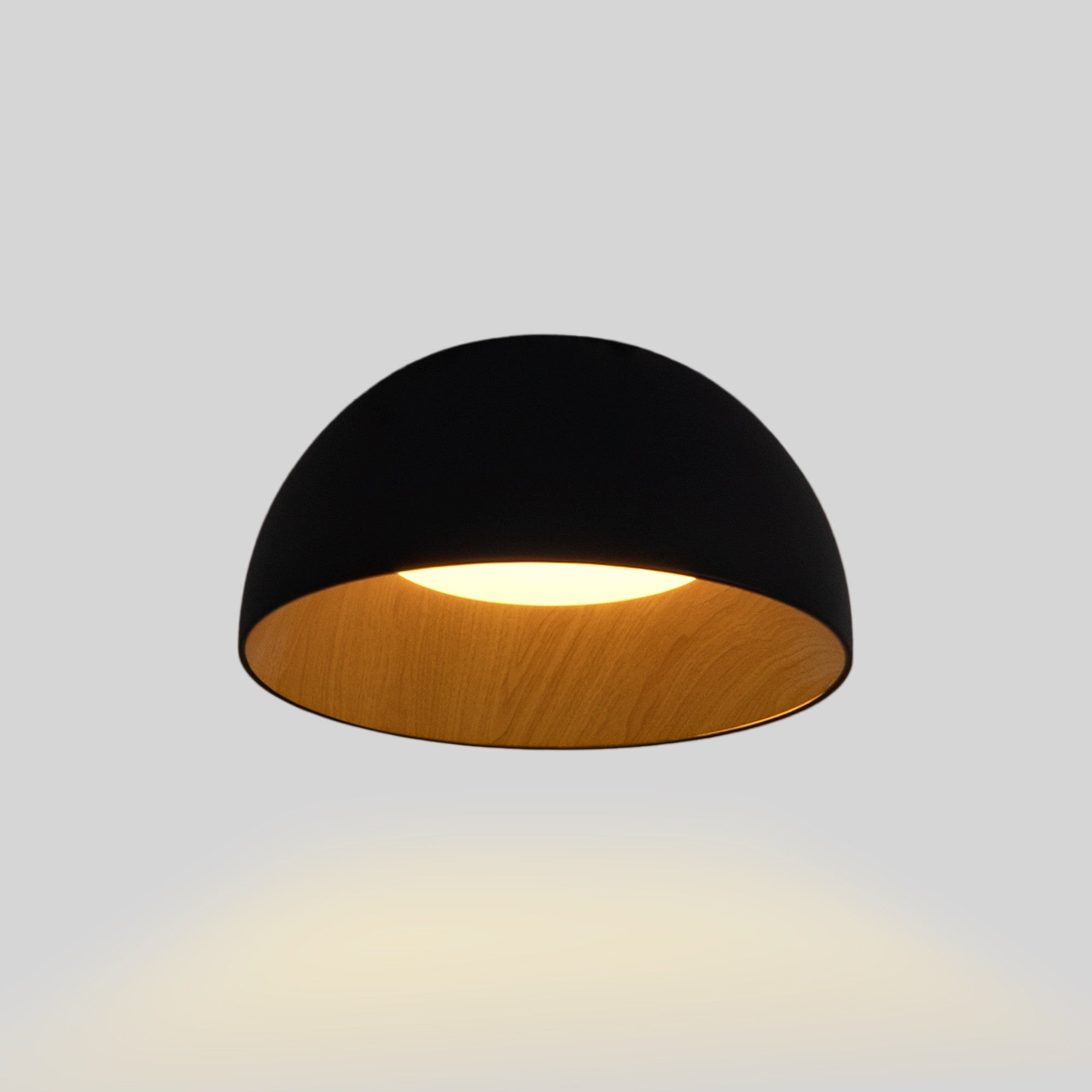Lámpara de techo LED CCT 12W - Efecto madera - ø35cm (14)