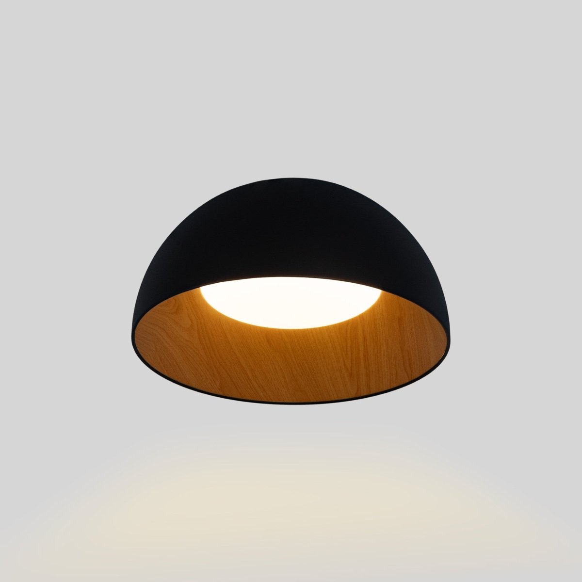 Lámpara de techo LED CCT 12W - Efecto madera - ø35cm - Barcelona Led-Decoración