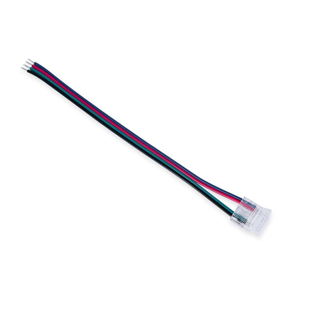 Conector Hippo RGB COB Tira a Controlador - PCB 12mm - 4 pines - IP20 - Máx. 24V - Barcelona Led-Accesorios