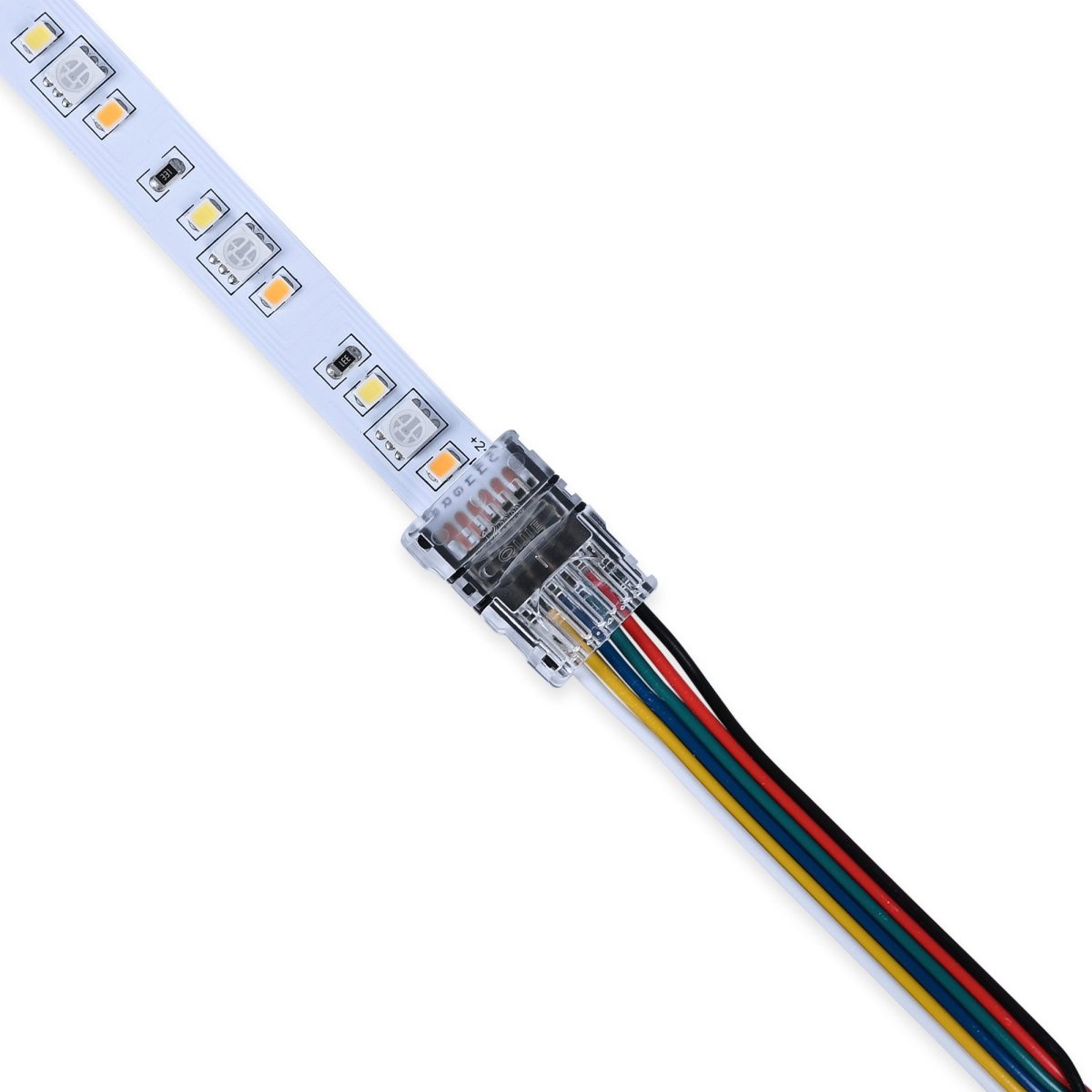 Conector Hippo RGB + CCT SMD Tira a Cable - PCB 12mm - 6 pines - IP20 - Máx. 24V - Barcelona Led-Accesorios