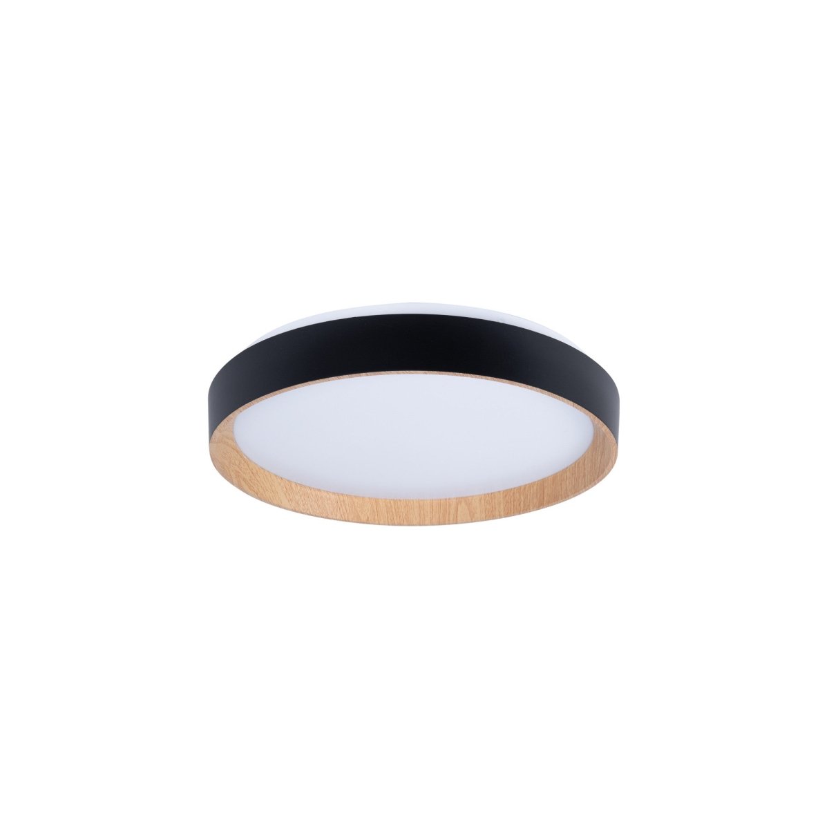 Lámpara de techo LED tipo plafón CCT 24W - Efecto madera - Ø40cm - Barcelona Led-