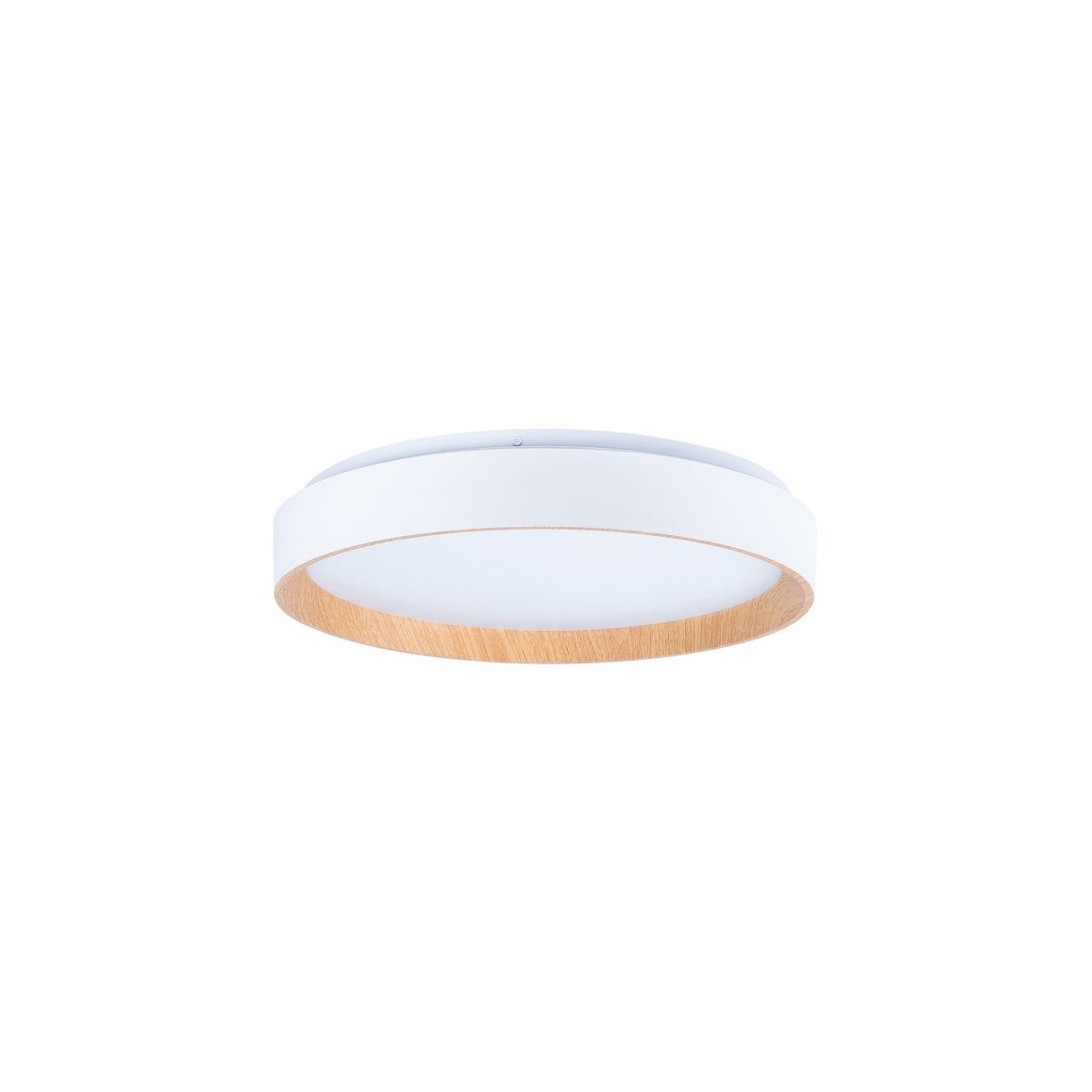 Lámpara de techo LED tipo plafón CCT 24W - Efecto madera - Ø40cm - Barcelona Led-