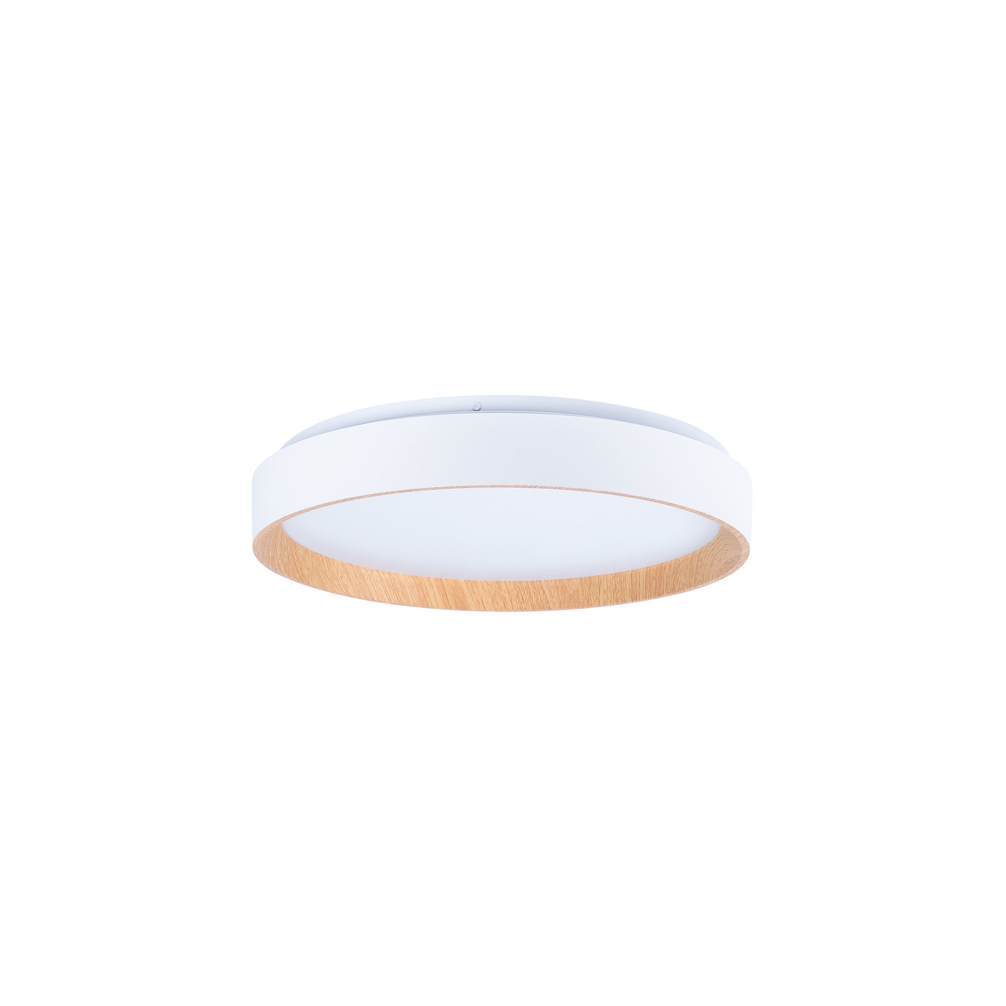 Lámpara de techo LED tipo plafón CCT 24W - Efecto madera - Ø40cm (11)