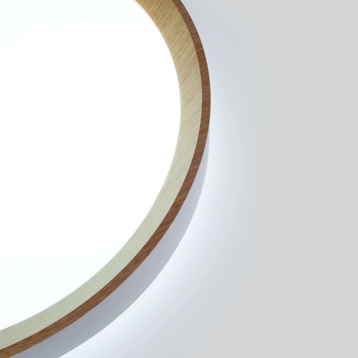 Lámpara de techo LED tipo plafón CCT 24W - Efecto madera - Ø40cm - Barcelona Led-