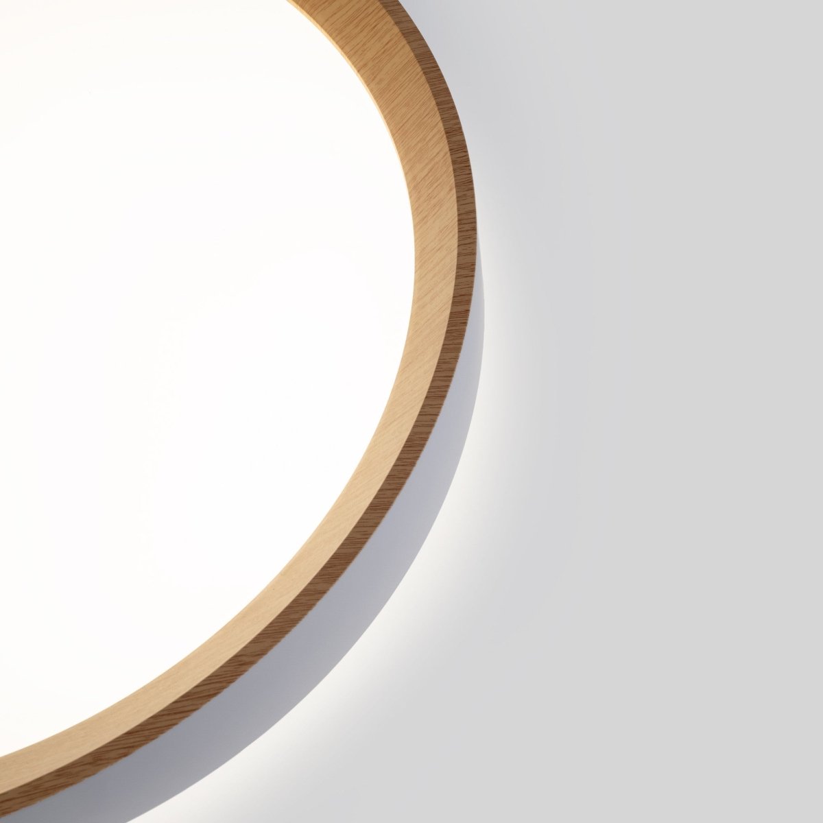 Lámpara de techo LED tipo plafón CCT 24W - Efecto madera - Ø40cm - Barcelona Led-