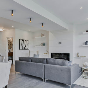 Aplique de techo aluminio "Vina" - Biselado - 20cm - GU10 (2)