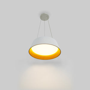 Lámpara colgante LED CCT 24W - Efecto madera - ø46cm (11)