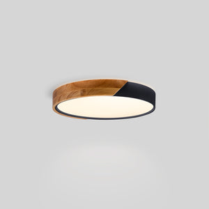 Plafón LED techo CCT 24W - Madera y Policarbonato - ø40cm - IP22 (12)