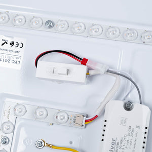 Plafón LED techo CCT 36W - Madera y Policarbonato- ø50cm - IP22 (13)