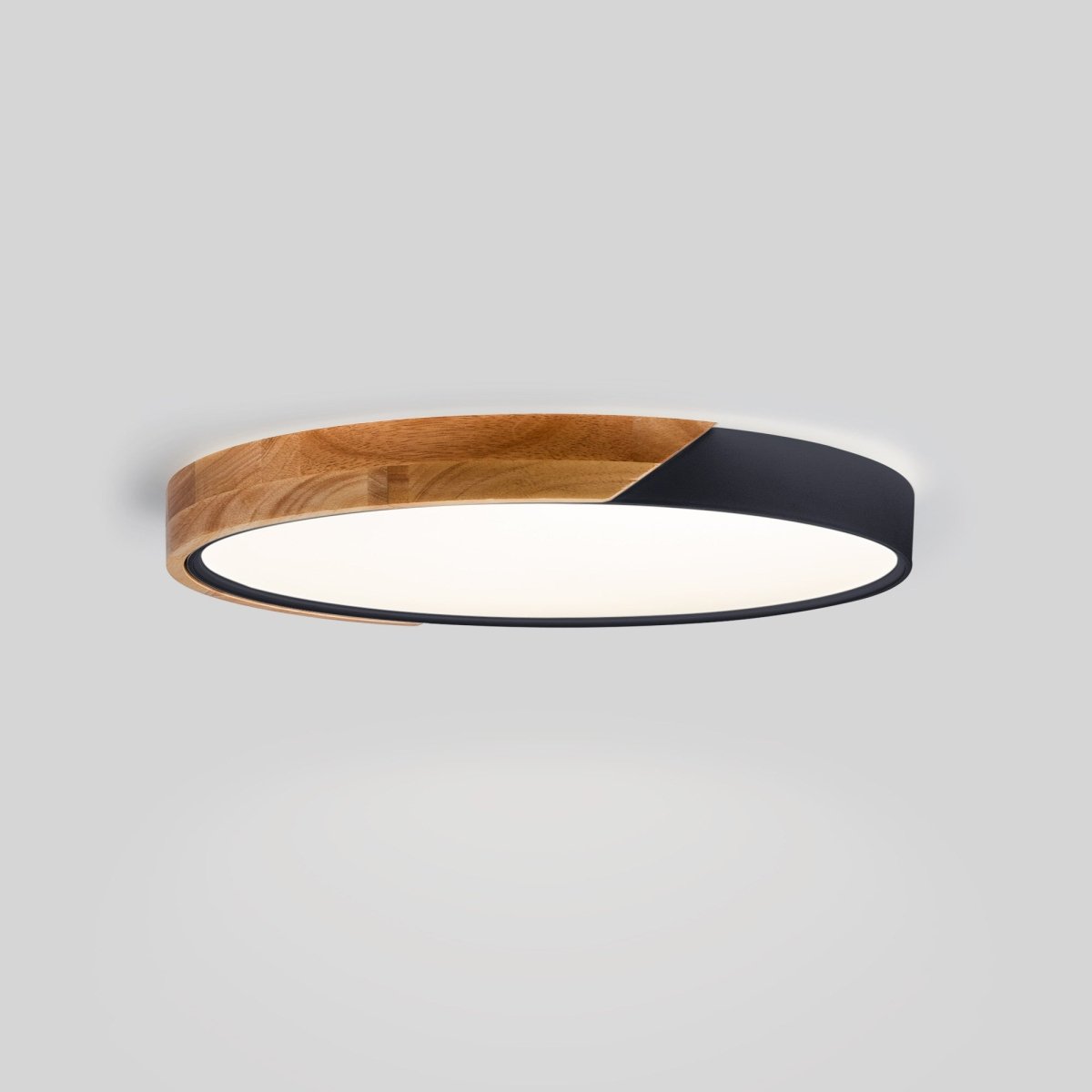 Plafón LED techo CCT 36W - Madera y Policarbonato- ø50cm - IP22 - Barcelona Led-