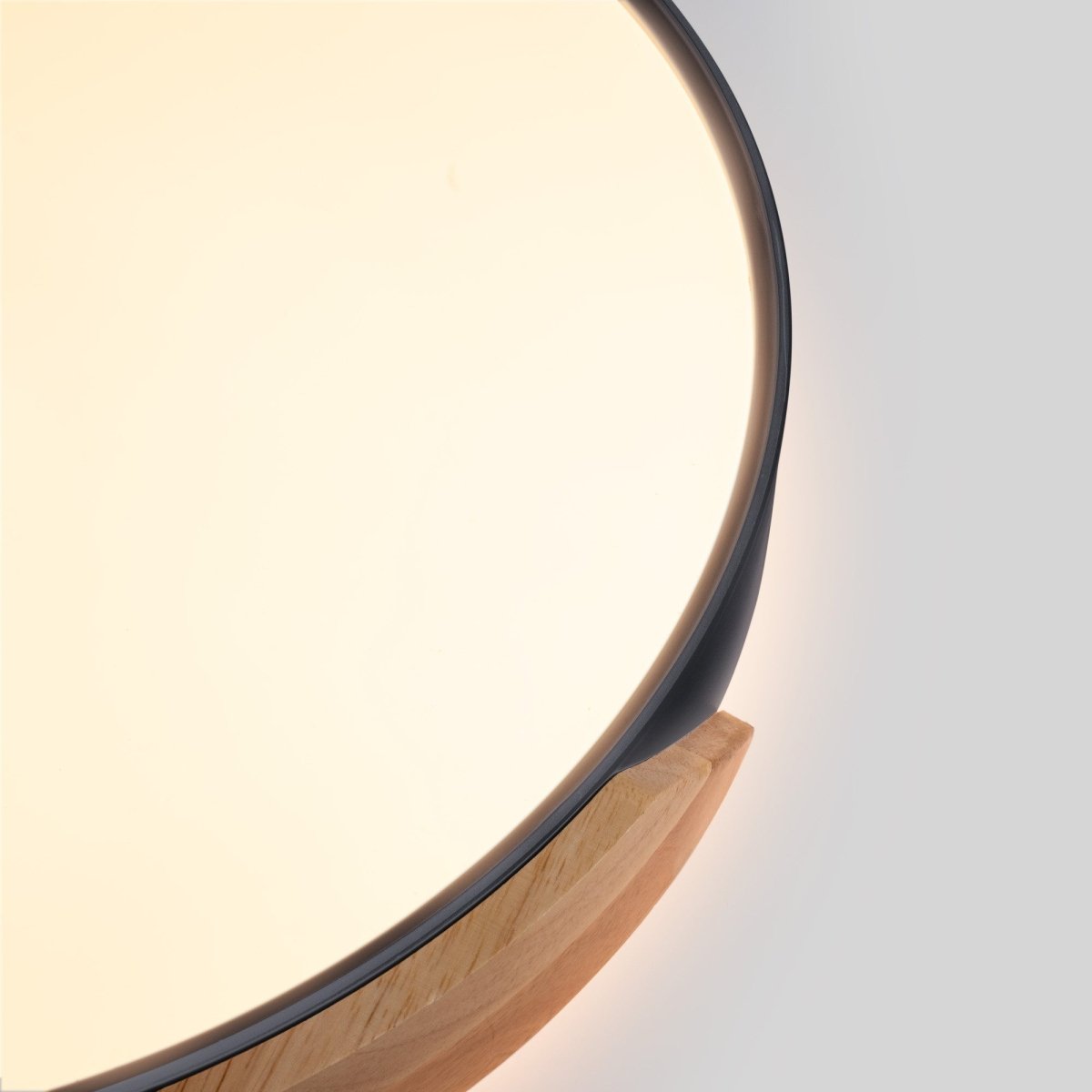 Plafón LED techo CCT 36W - Madera y Policarbonato- ø50cm - IP22 - Barcelona Led-