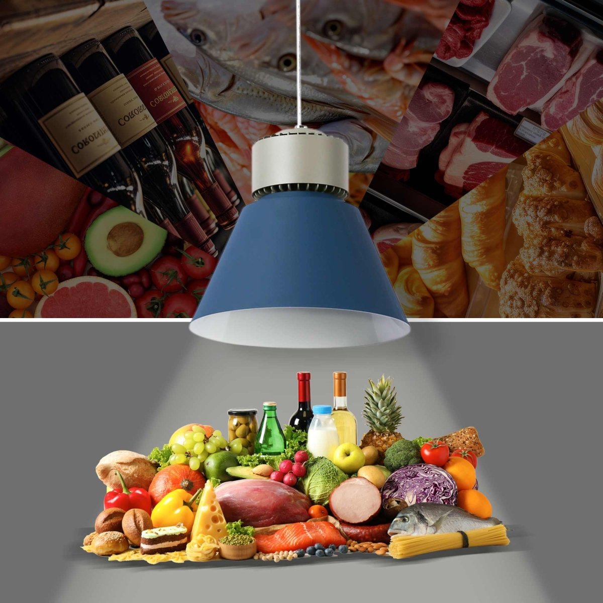 Campana LED comercial 36W - 4300K - CRI95 - Driver KeGu - Barcelona Led-