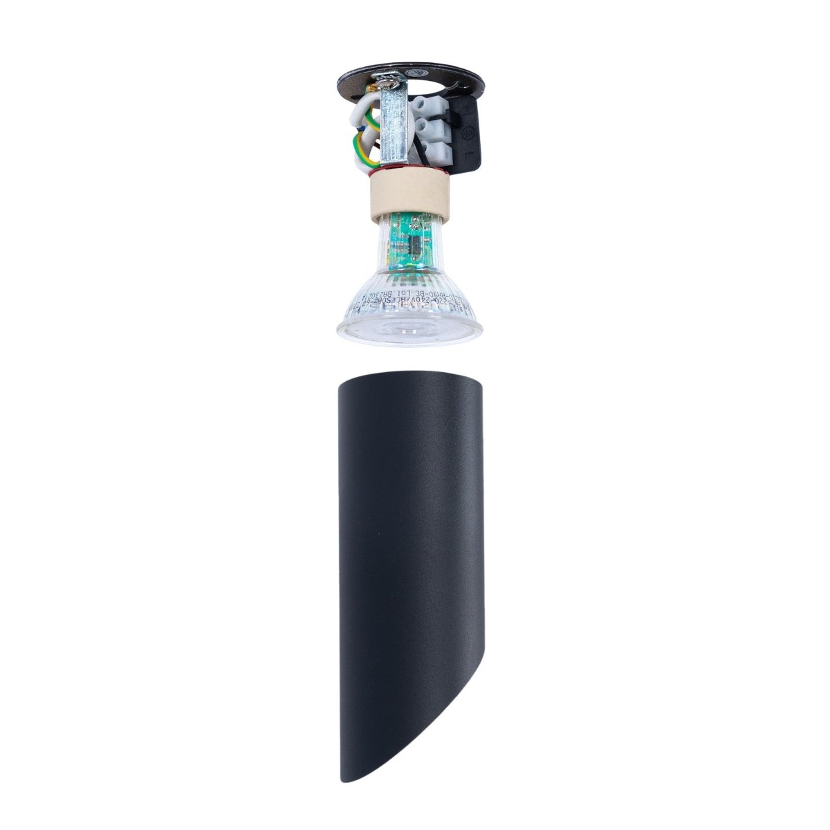 Aplique de techo aluminio "Malvi" - Biselado - 15cm - GU10 - Barcelona Led-Decoración