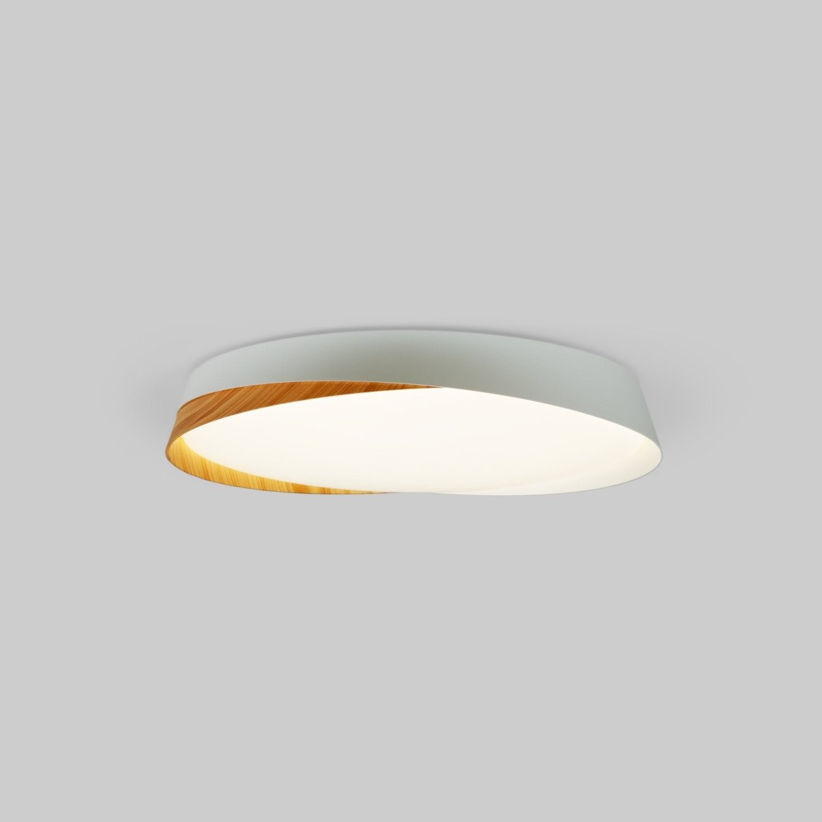 Lámpara de techo LED tipo plafón CCT 36W - Efecto madera - ø50cm - IP22 - Barcelona Led-