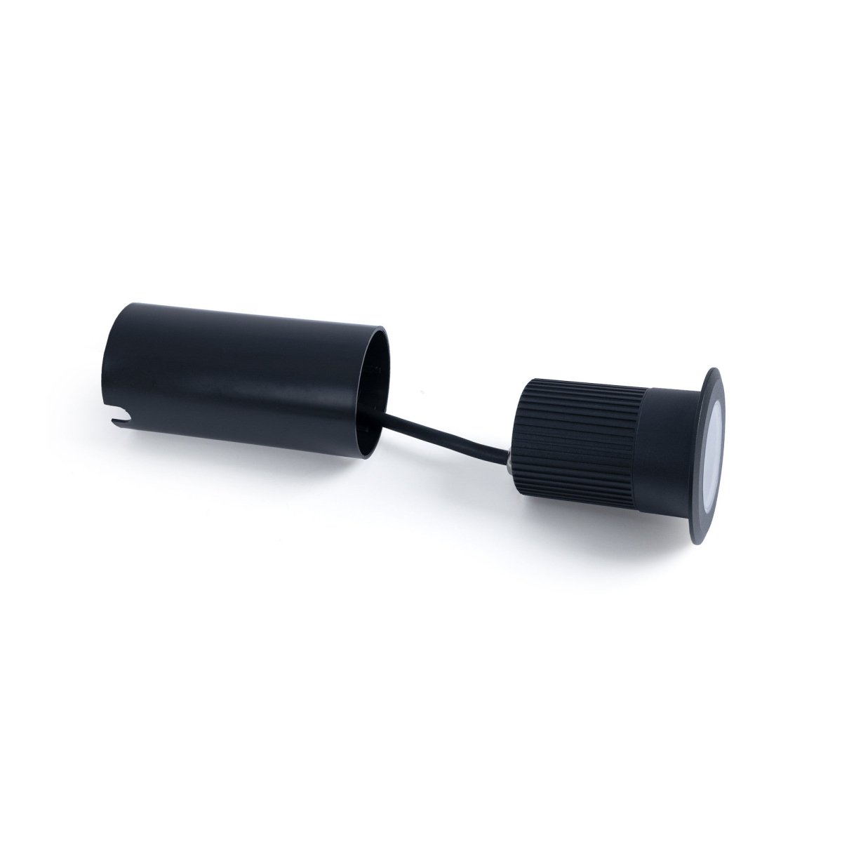 Baliza LED empotrable en suelo 10W - Blanco cálido - IP67 - Color Negro - Barcelona Led-