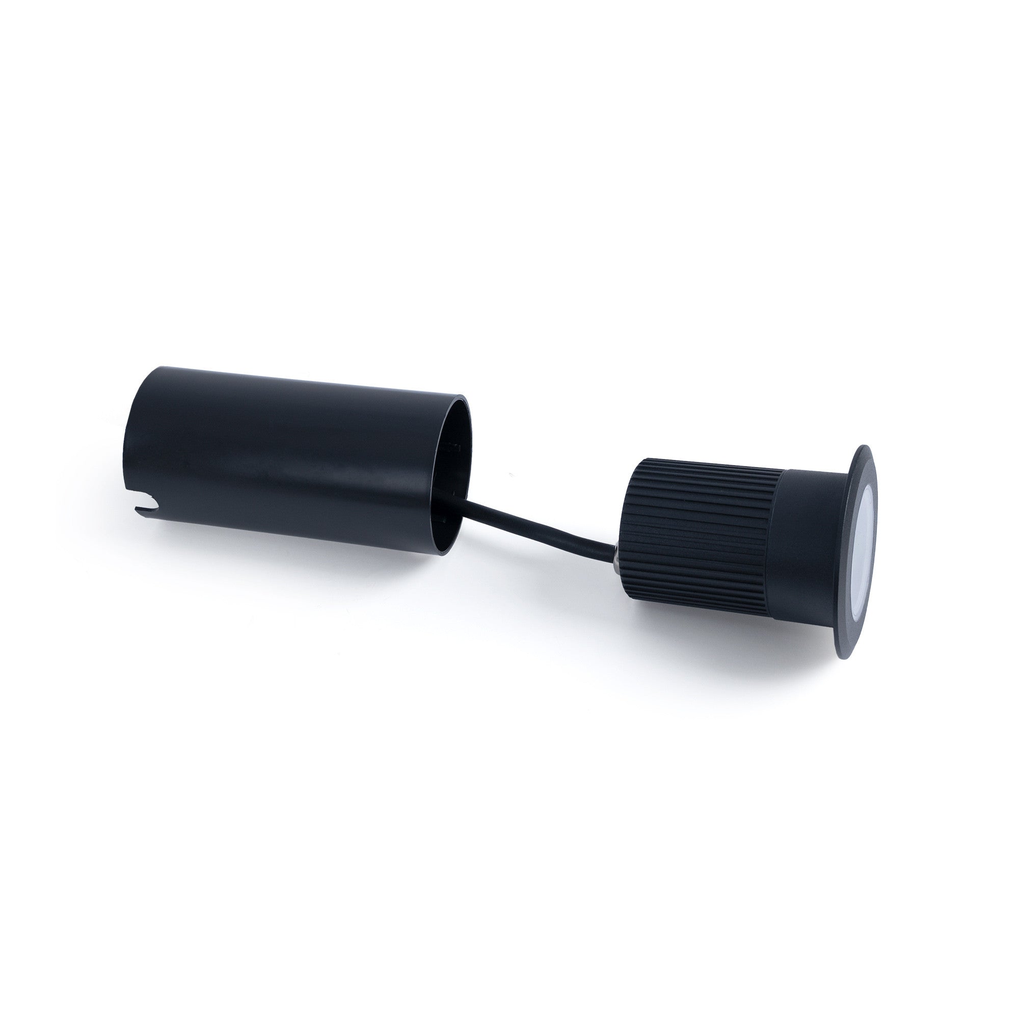 Baliza LED empotrable en suelo 10W - Blanco cálido - IP67 - Color Negro (16)