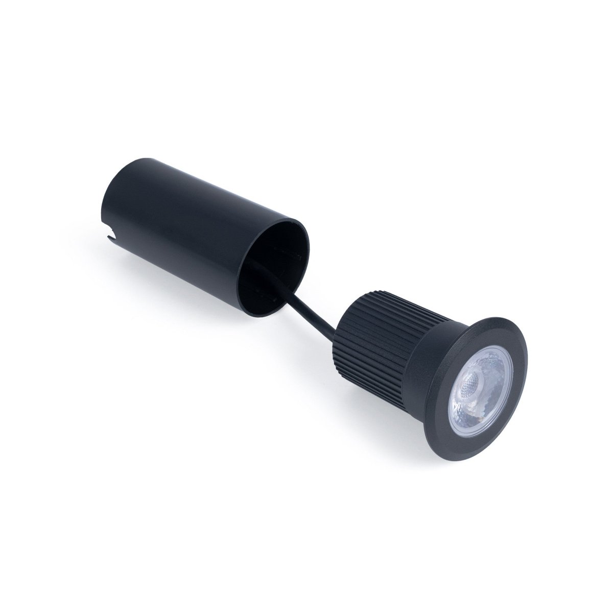 Baliza LED empotrable en suelo 10W - Blanco cálido - IP67 - Color Negro - Barcelona Led-