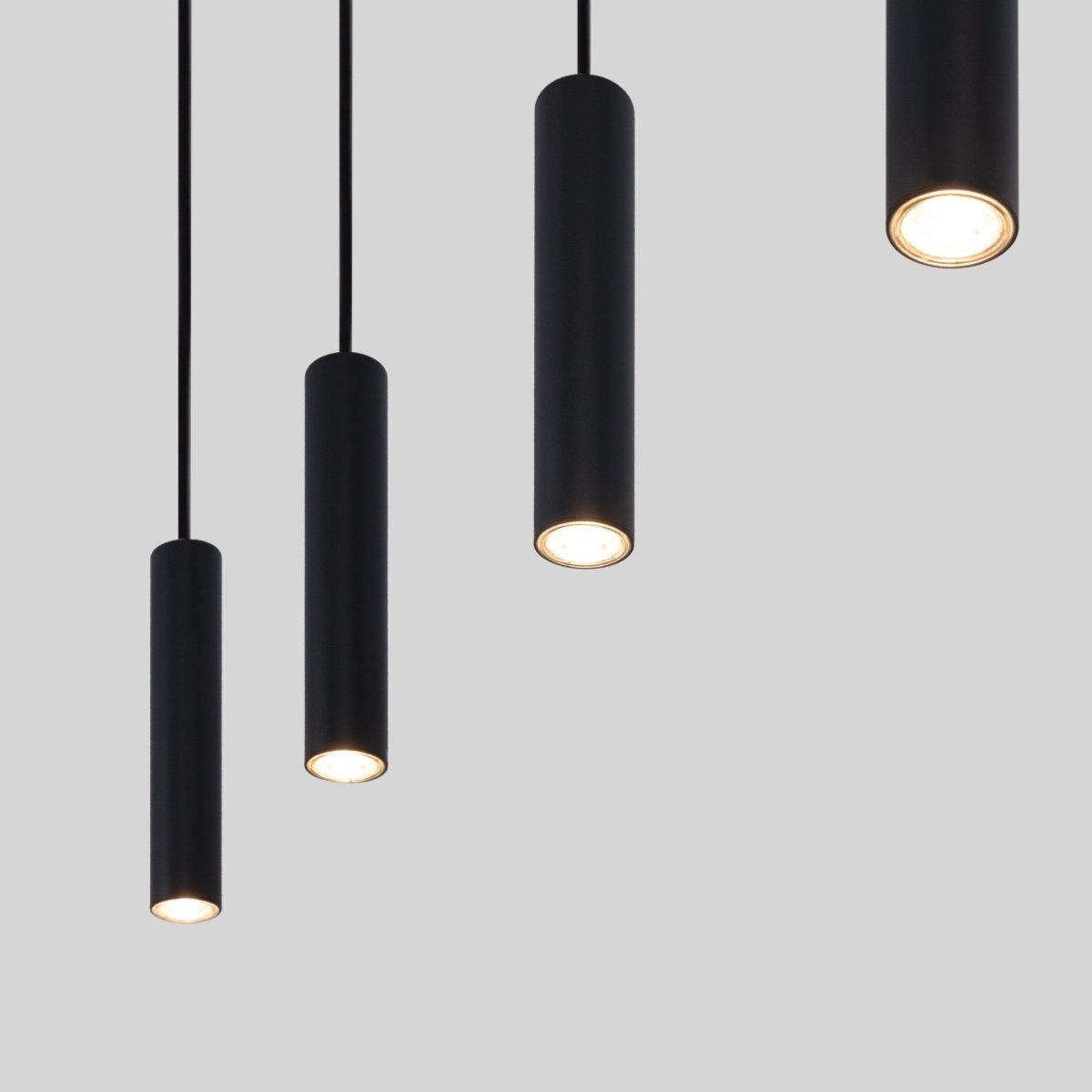 Lámpara colgante minimalista cuádruple "Bila 4" - GU10 - Barcelona Led-Decoración