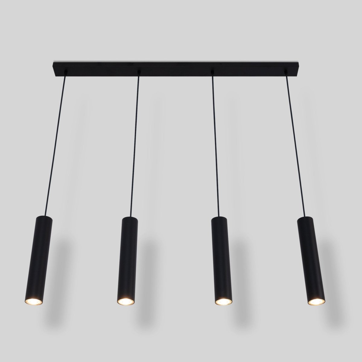 Lámpara colgante minimalista cuádruple "Bila 4" - GU10 - Barcelona Led-Decoración