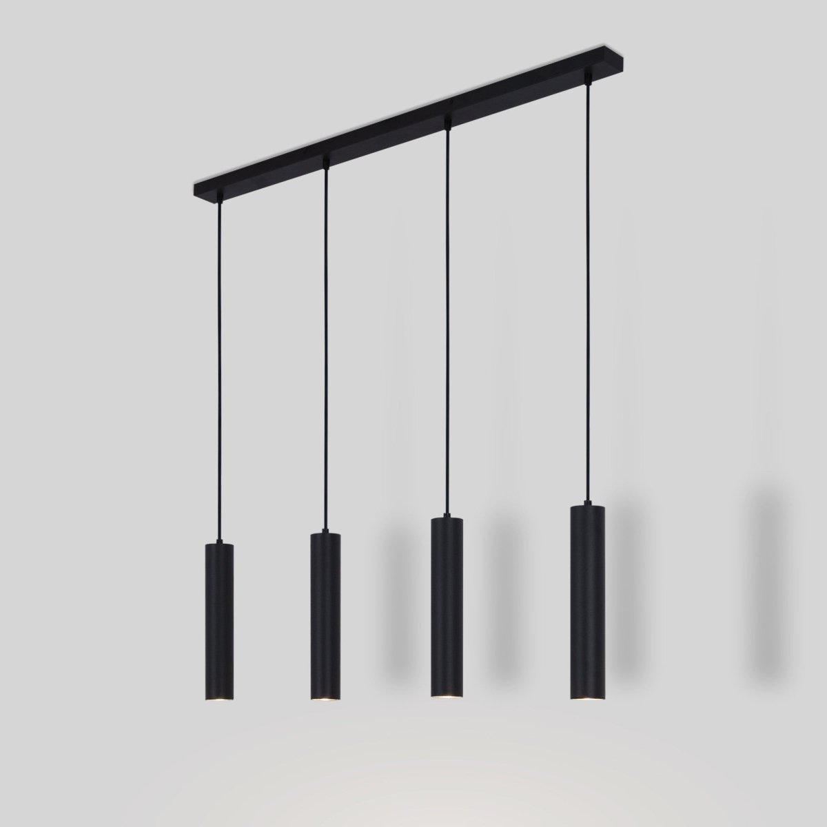 Lámpara colgante minimalista cuádruple "Bila 4" - GU10 - Barcelona Led-Decoración
