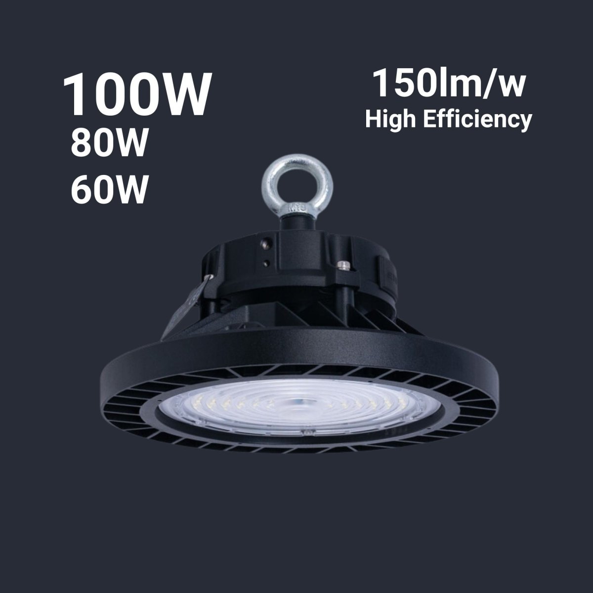 Campana LED industrial - 100W - PHILIPS Lumileds - Driver LIFUD - 5000K - IP65 - 7 años garantía - Barcelona Led-