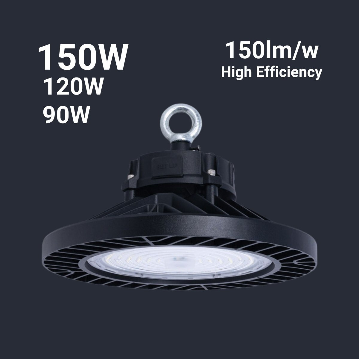 Campana LED industrial - 150W - PHILIPS Lumileds - Driver LIFUD - 5000K - IP65 - 7 años garantía - Barcelona Led-