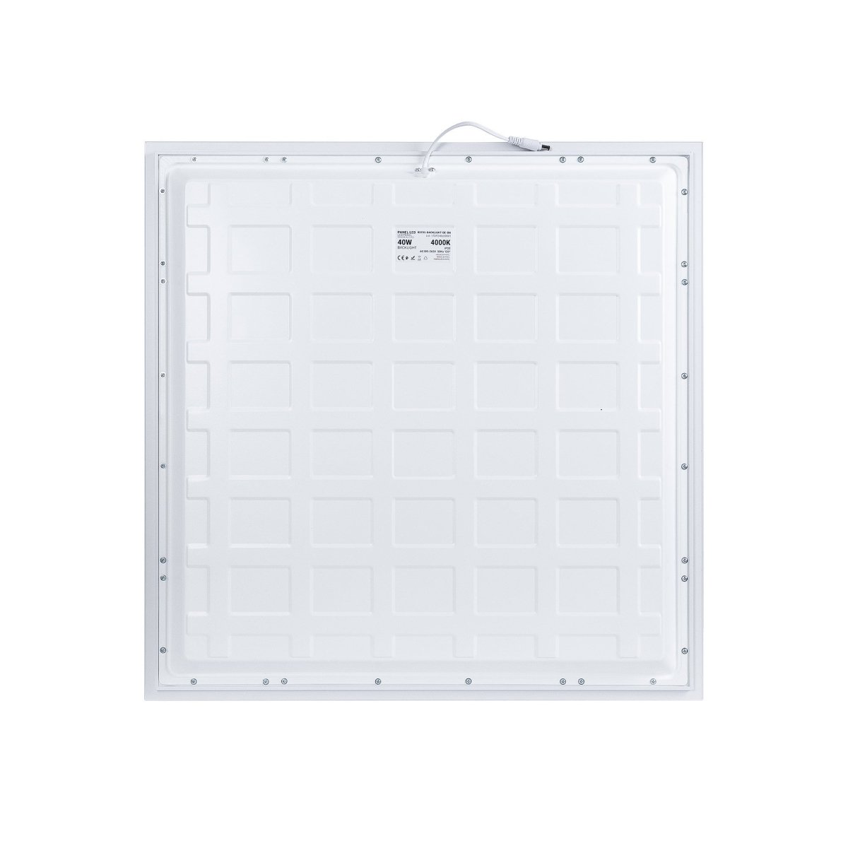 Panel LED empotrable Backlight 62x62cm - 4800lm - Driver Osram- 40W - UGR18 - IP20 - Barcelona Led-