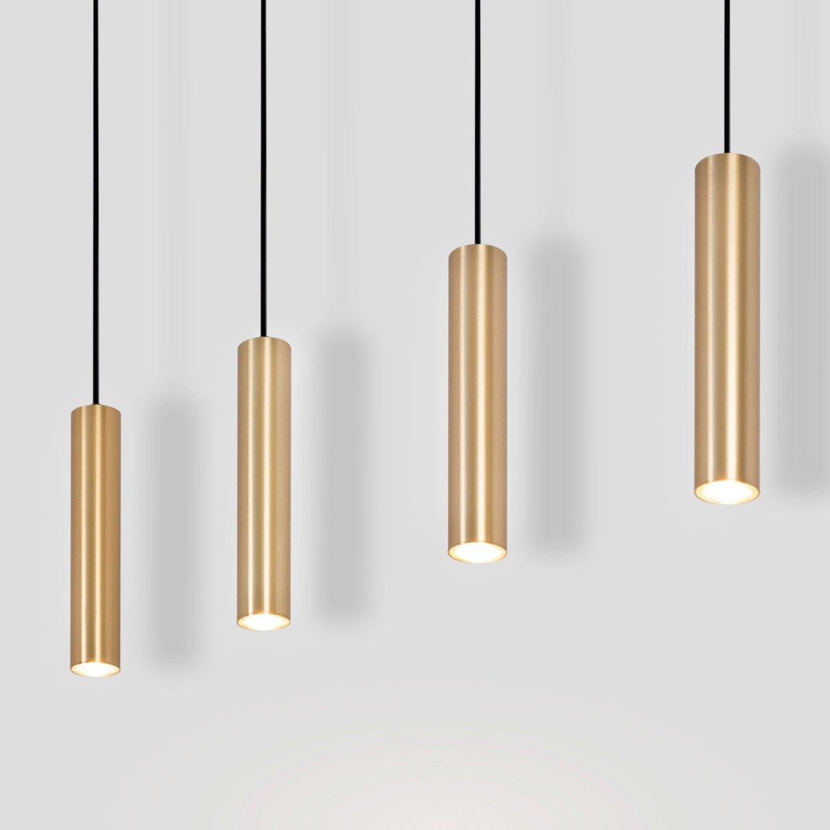 Lámpara colgante minimalista cuádruple "Bila 4" - GU10 - Barcelona Led-Decoración