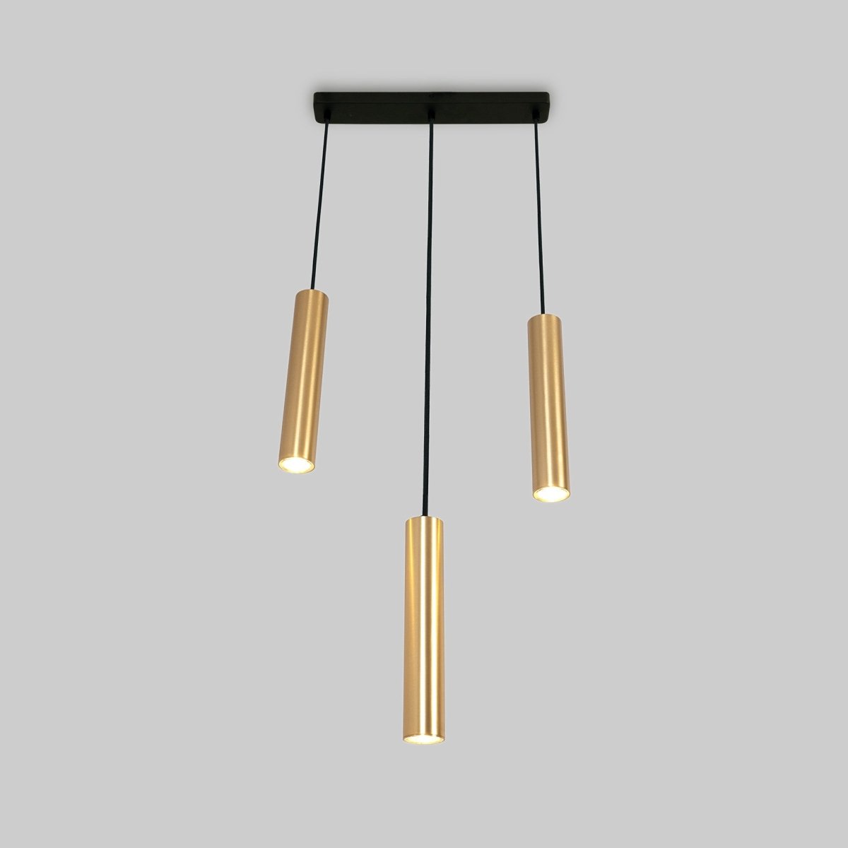 Lámpara colgante triple minimalista "Bila 3" - GU10 - Barcelona Led-Decoración