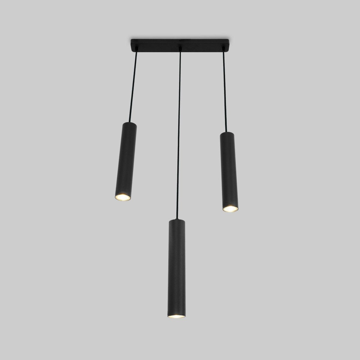 Lámpara colgante triple minimalista "Bila 3" - GU10 - Barcelona Led-Decoración