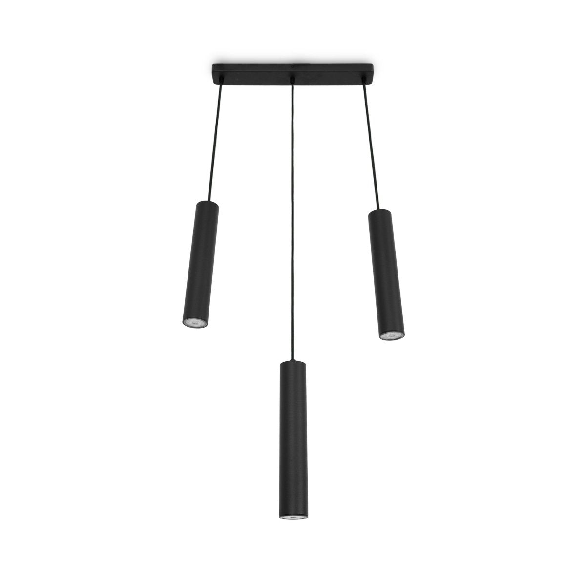 Lámpara colgante triple minimalista "Bila 3" - GU10 - Barcelona Led-Decoración