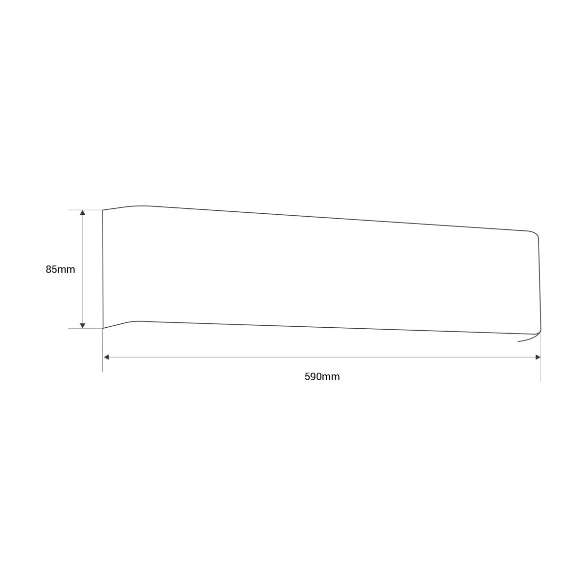 Aplique de pared LED nórdico "SILEA" 19W 1800 Lumens - Barcelona Led-Decoración