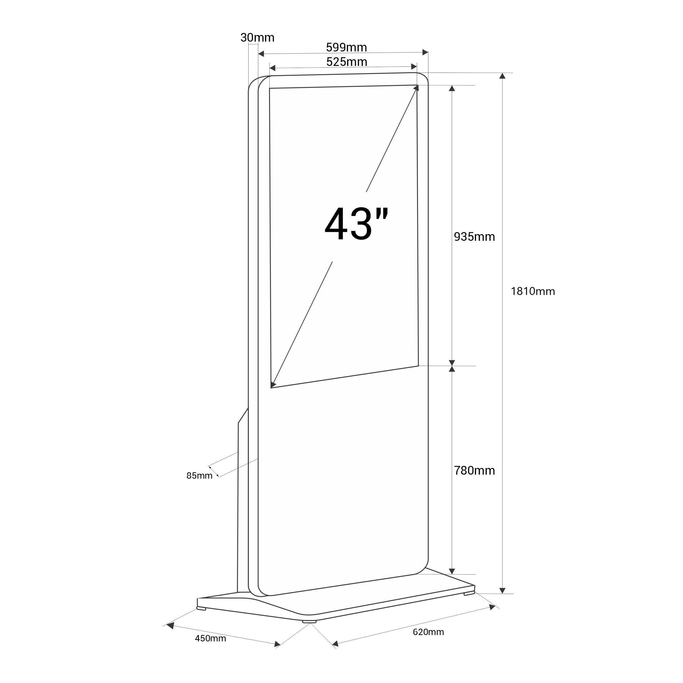 Display publicitario interior LCD Full HD 43" - No táctil - Android (8)