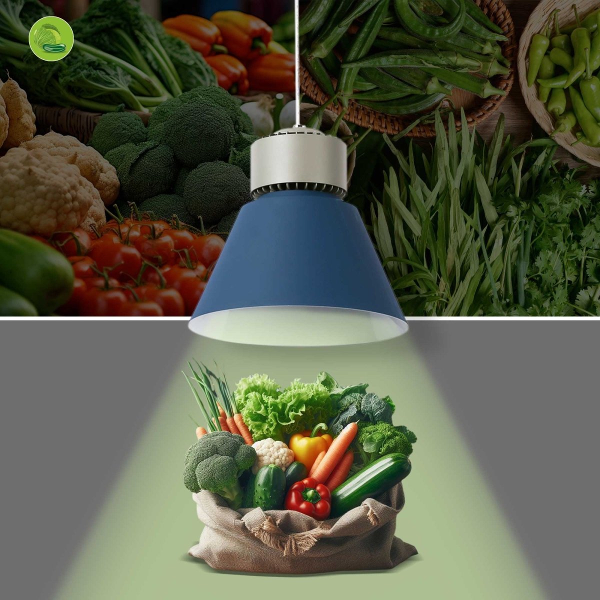 Campana LED 36W especial para verdulerías - Driver KeGu - Barcelona Led-