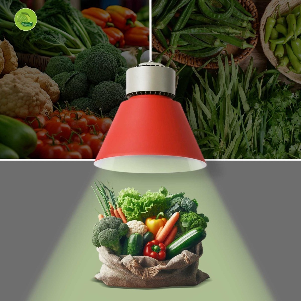 Campana LED 36W especial para verdulerías - Driver KeGu - Barcelona Led-