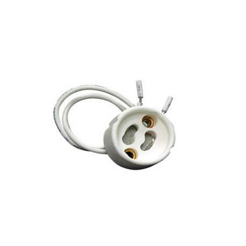 Portalámparas GU10 cerámico precableado (3)